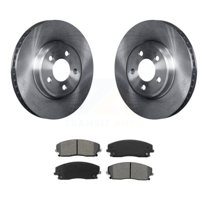 Brake Rotors & Semi-Metallic Pad Front Kit For Dodge Chrysler 300 Charger Magnum