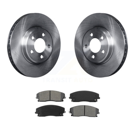 Brake Rotors & Semi-Metallic Pad Front Kit For Dodge Chrysler 300 Charger Magnum