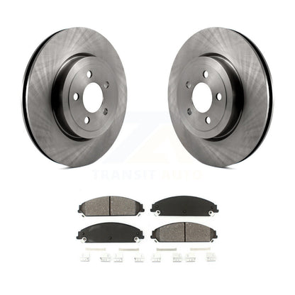 Brake Rotors & Semi-Metallic Pad Front Kit For Dodge Chrysler 300 Charger Magnum