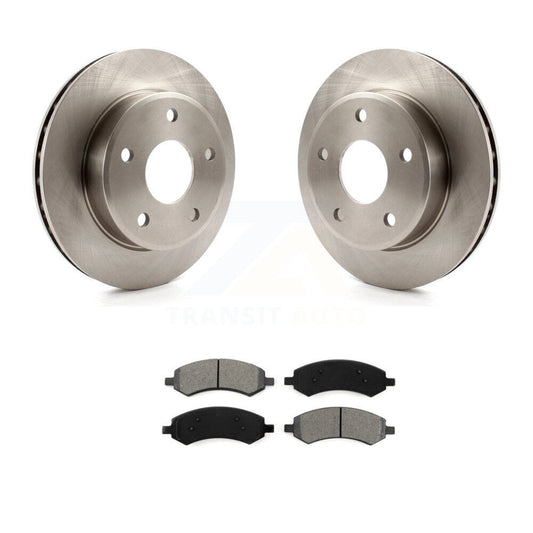 Brake Rotor & Semi-Metallic Pad Front Kit For Dakota Dodge Ram Mitsubishi Raider