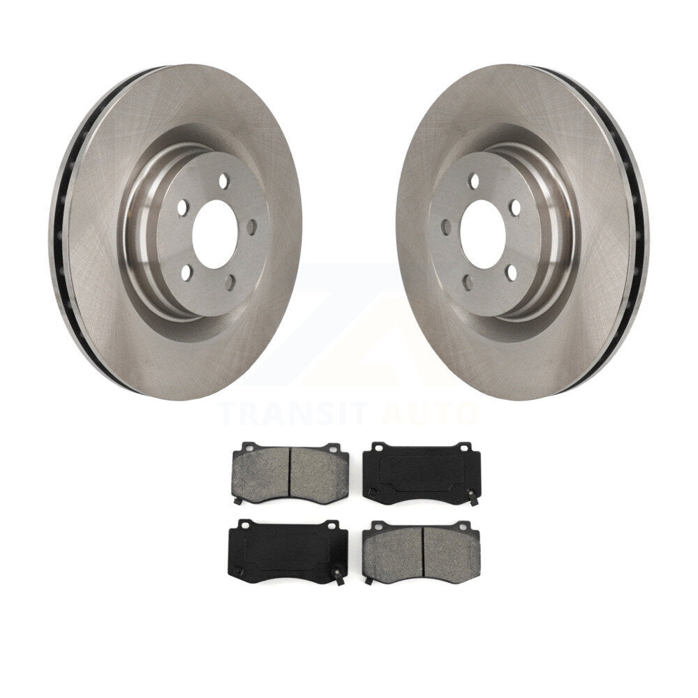 Brake Rotors & Semi-Metallic Pad Front Kit For Dodge Charger Chrysler 300 Magnum