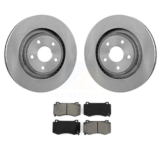 Brake Rotor & Semi-Metallic Pad Front Kit For 2006-2010 Jeep Grand Cherokee SRT8