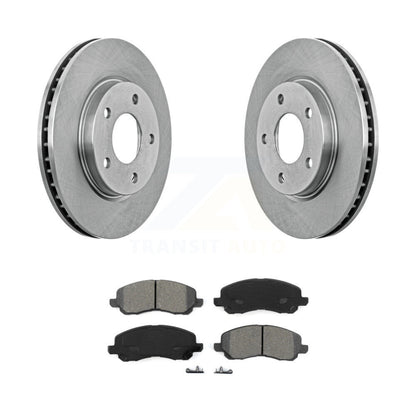 Disc Brake Rotor Semi-Metallic Pad Front Kit For Mitsubishi Lancer Dodge Caliber
