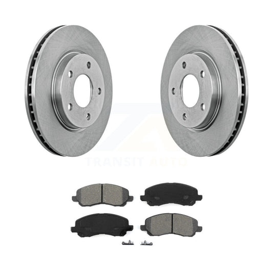 Disc Brake Rotor Semi-Metallic Pad Front Kit For Mitsubishi Lancer Dodge Caliber
