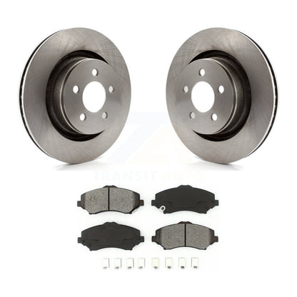 Disc Brake Rotors And Semi-Metallic Pads Front Kit For Jeep Liberty Dodge Nitro