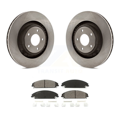 Brake Rotor & Semi-Metallic Pad Front Kit For Dodge Chrysler 200 Caliber Avenger