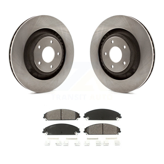 Brake Rotor & Semi-Metallic Pad Front Kit For Dodge Chrysler 200 Caliber Avenger