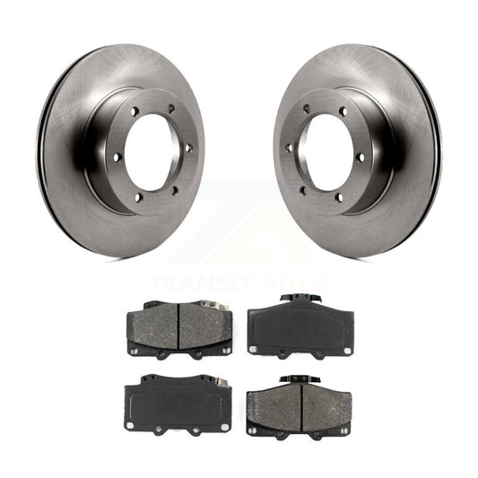 Disc Brake Rotors And Semi-Metallic Pads Front Kit For Toyota Pickup 4Runner
