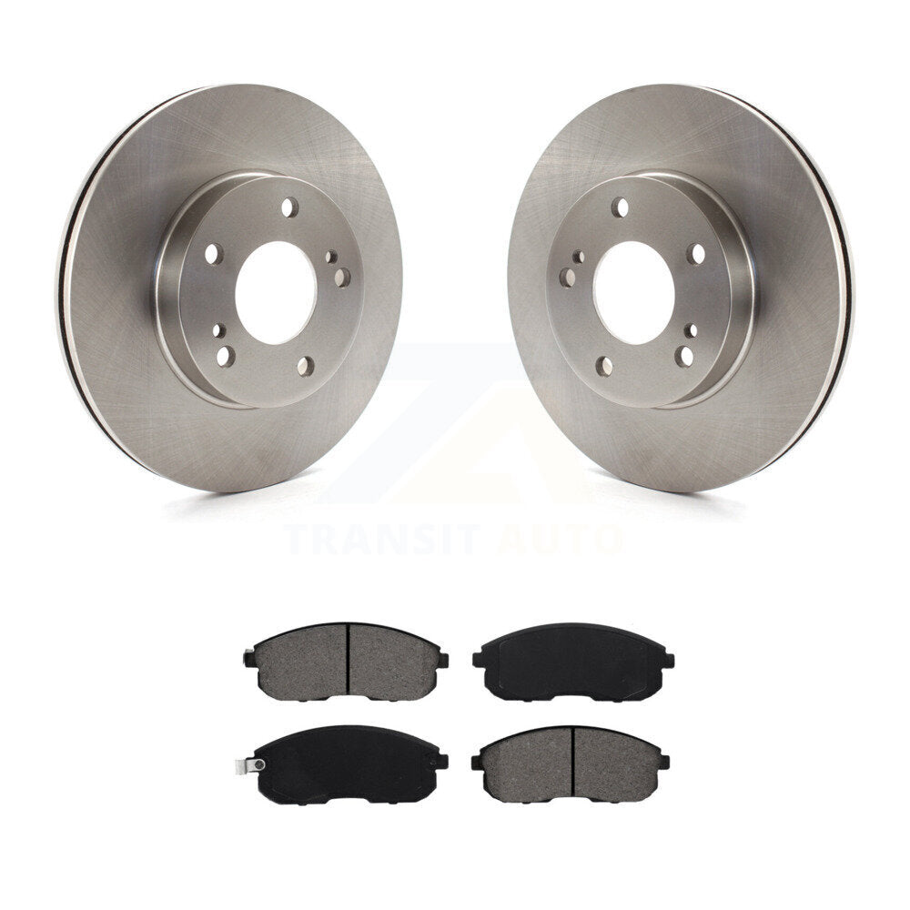 Disc Brake Rotors And Semi-Metallic Pad Front Kit For Nissan Maxima INFINITI I30