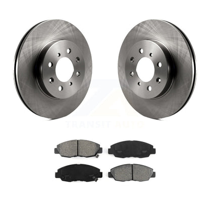 Disc Brake Rotors & Semi-Metallic Pad Front Kit For Honda Civic Acura EL Insight
