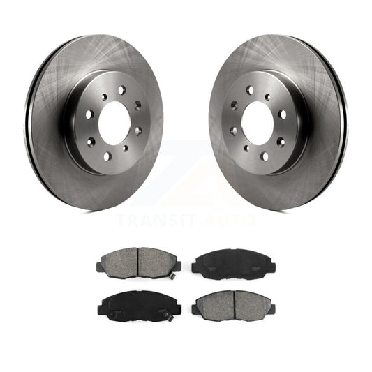 Disc Brake Rotors & Semi-Metallic Pad Front Kit For Honda Civic Acura EL Insight