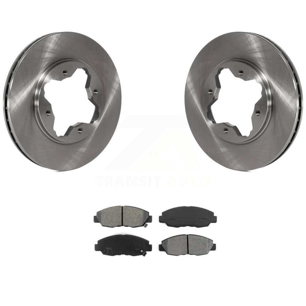 Disc Brake Rotors And Semi-Metallic Pads Front Kit For Honda Accord Acura CL