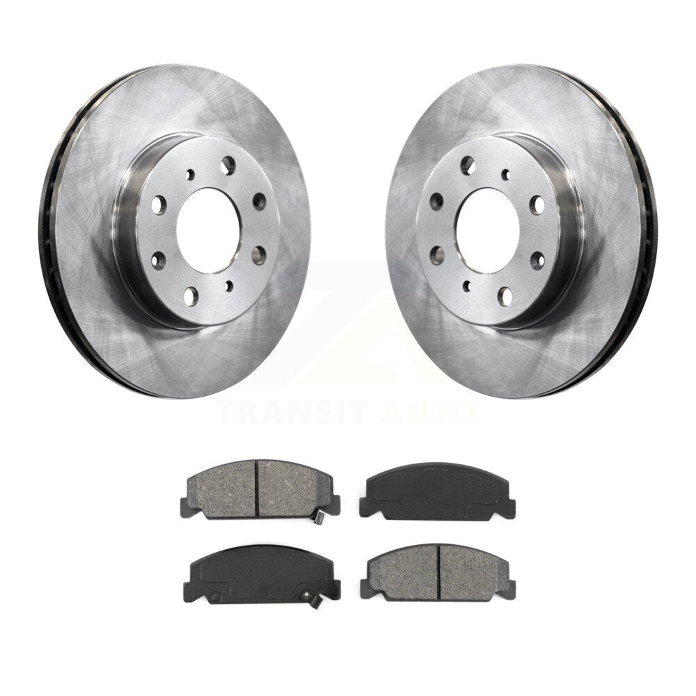 Disc Brake Rotors And Semi-Metallic Pads Front Kit For Honda Civic del Sol CRX