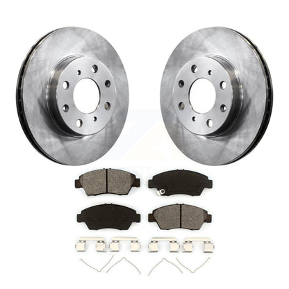 Disc Brake Rotors And Semi-Metallic Pads Front Kit For Honda Civic