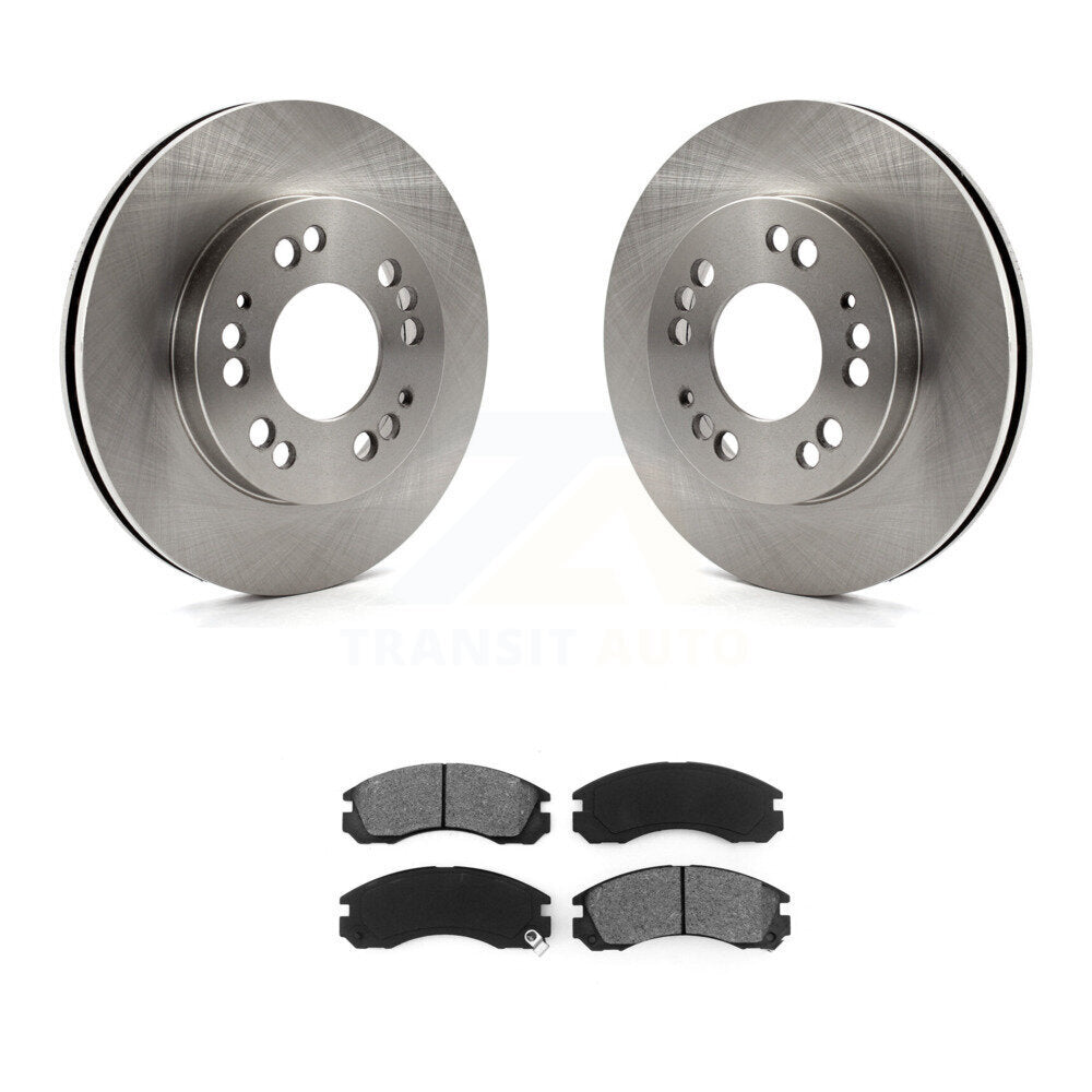 Disc Brake Rotors Semi-Metallic Pad Front Kit For Eagle Talon Plymouth Laser AWD