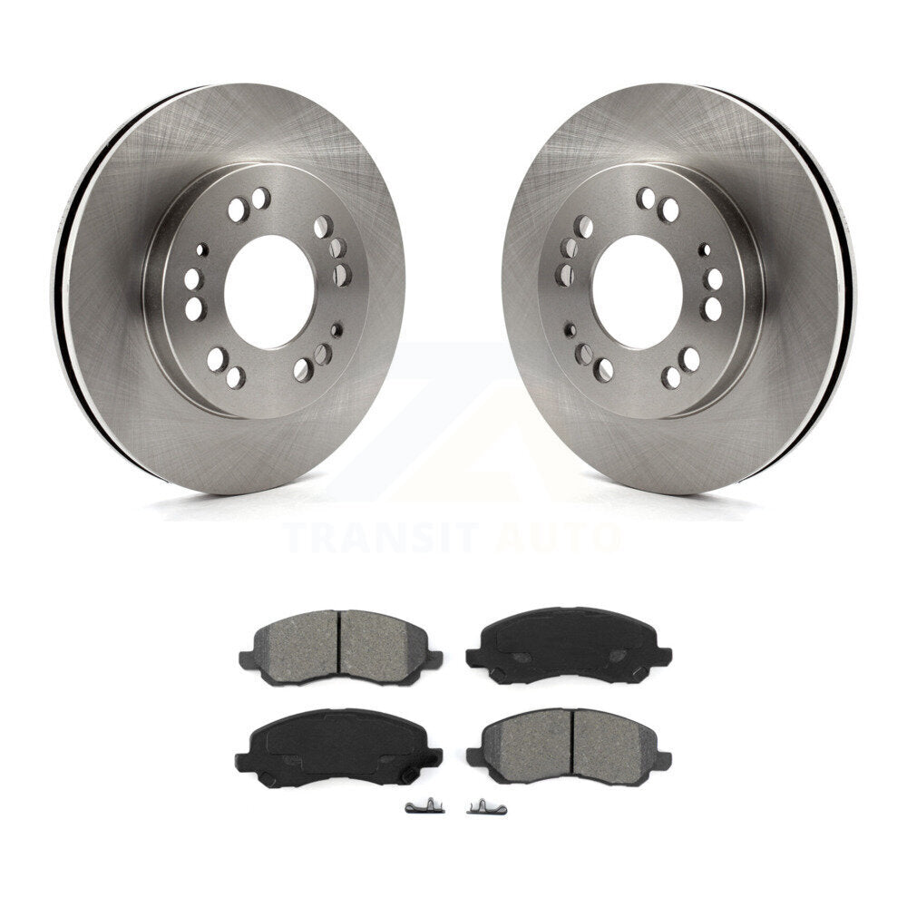 Brake Rotors Semi-Metallic Pad Front Kit For 2001 Mitsubishi Eclipse Galant 2.4L