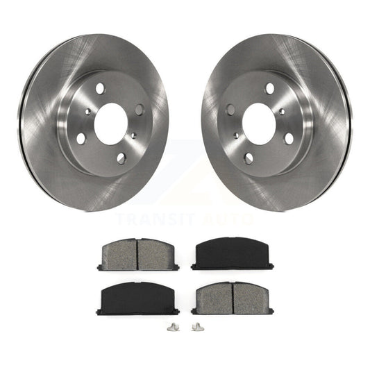 Disc Brake Rotors And Semi-Metallic Pads Front Kit For Toyota Tercel Paseo