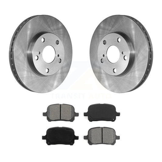 Brake Rotor And Semi-Metallic Pad Front Kit For Toyota Camry Solara Avalon Lexus