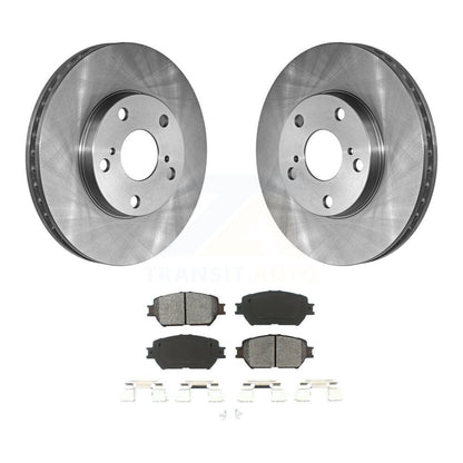 Disc Brake Rotors And Semi-Metallic Pads Front Kit For Toyota Camry