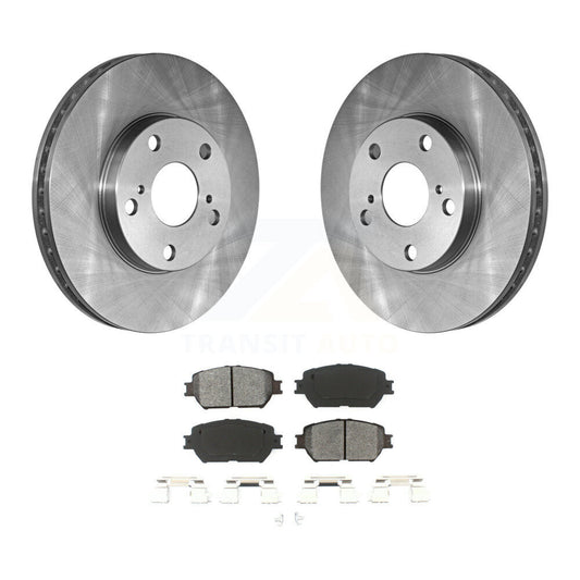 Disc Brake Rotors And Semi-Metallic Pads Front Kit For Toyota Camry