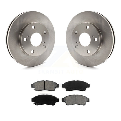 Disc Brake Rotors And Semi-Metallic Pads Front Kit For Toyota Camry 2.2L
