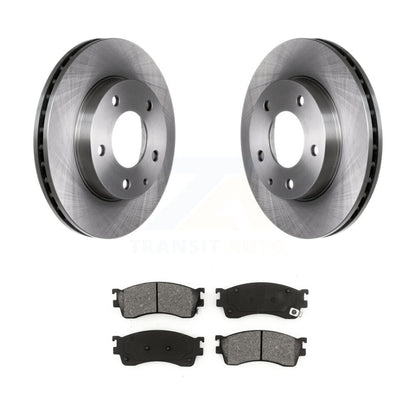 Disc Brake Rotors And Semi-Metallic Pads Front Kit For Mazda Protege Protege5