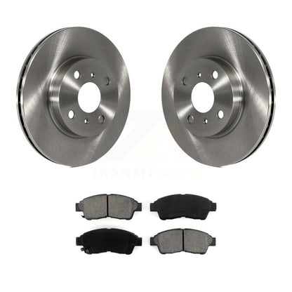Brake Rotor & Semi-Metallic Pad Front Kit For 1993-1997 Toyota Corolla Geo Prizm