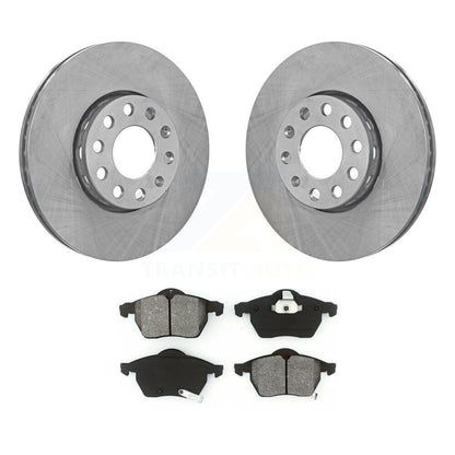 Disc Brake Rotors And Semi-Metallic Pads Front Kit For Volkswagen Passat Audi A4