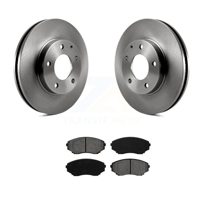 Disc Brake Rotors And Semi-Metallic Pads Front Kit For 2000-2006 Mazda MPV