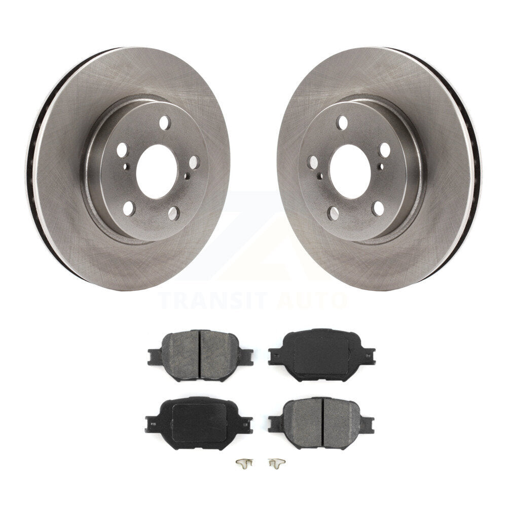 Disc Brake Rotors And Semi-Metallic Pads Front Kit For 2001 Toyota Celica GT