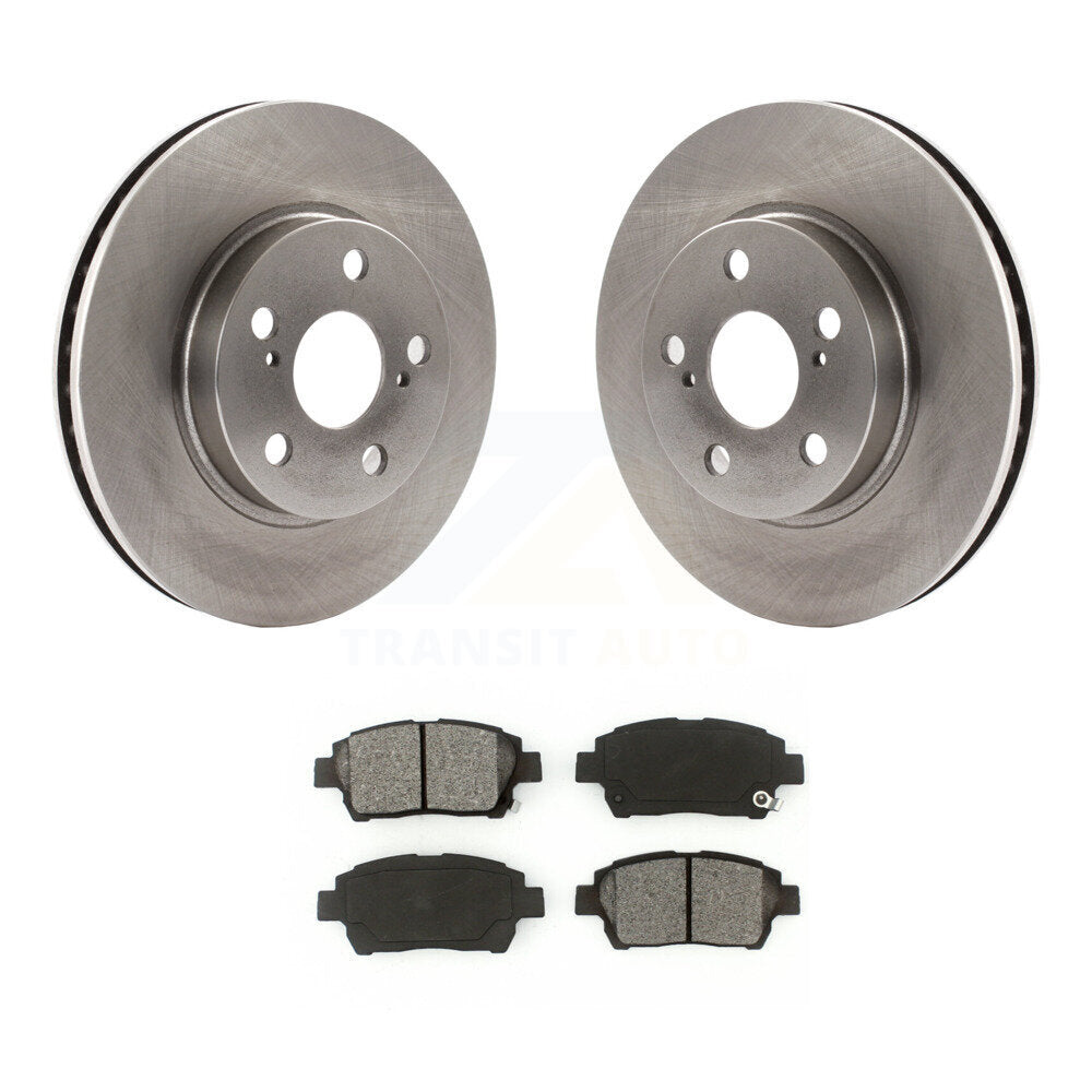 Disc Brake Rotors And Semi-Metallic Pads Front Kit For 2000 Toyota Celica GT