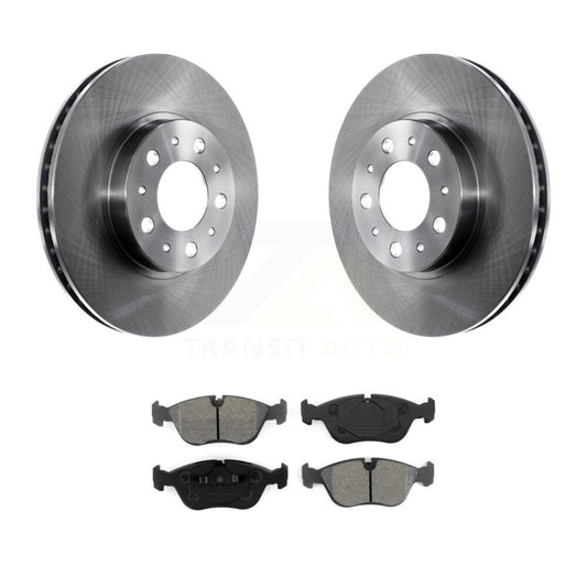 Disc Brake Rotors And Semi-Metallic Pads Front Kit For Volvo S70 850 V70 C70