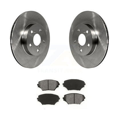 Disc Brake Rotors And Semi-Metallic Pads Front Kit For Toyota RAV4