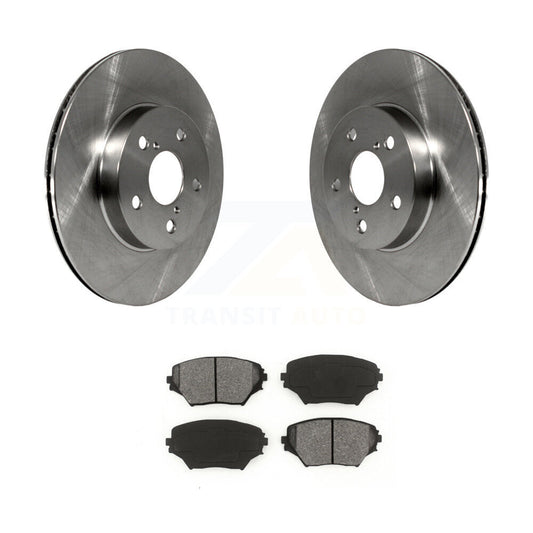 Disc Brake Rotors And Semi-Metallic Pads Front Kit For Toyota RAV4
