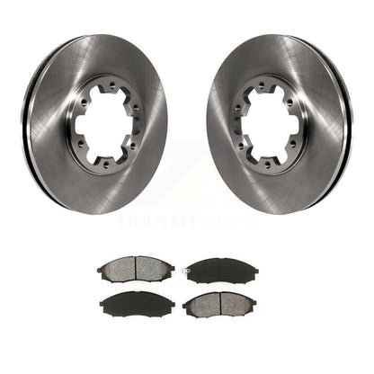 Disc Brake Rotors And Semi-Metallic Pads Front Kit For Nissan Xterra Frontier