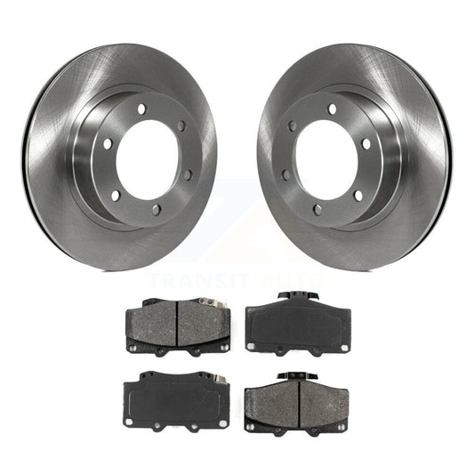 Disc Brake Rotors And Semi-Metallic Pads Front Kit For Toyota 4Runner