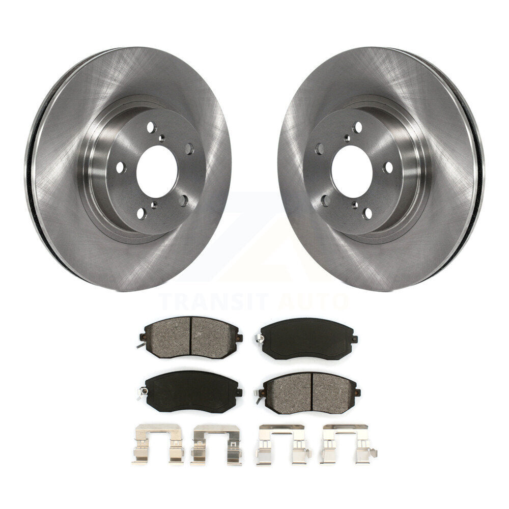 Disc Brake Rotor & Semi-Metallic Pad Front Kit For Subaru Impreza Scion FR-S BRZ