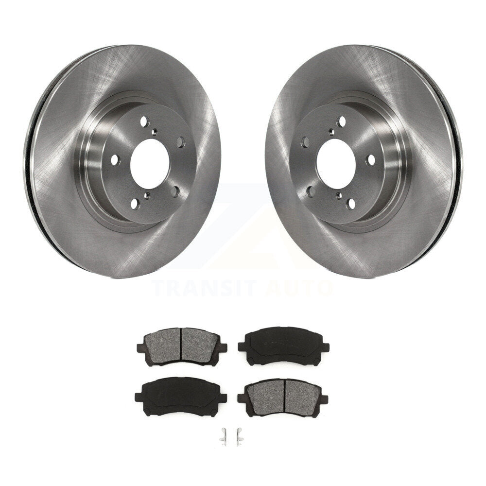 Disc Brake Rotors Semi-Metallic Pad Front Kit For Subaru Forester Legacy Impreza