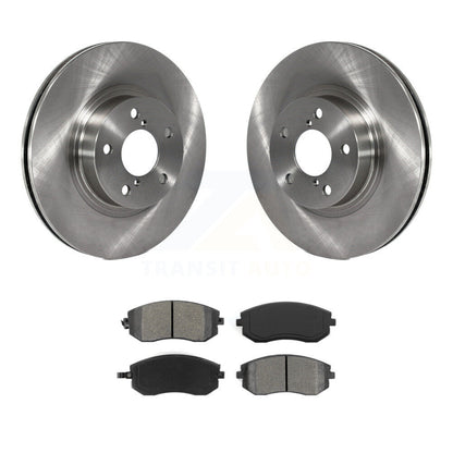 Disc Brake Rotor Semi-Metallic Pad Front Kit For Subaru Impreza Legacy Saab 9-2X