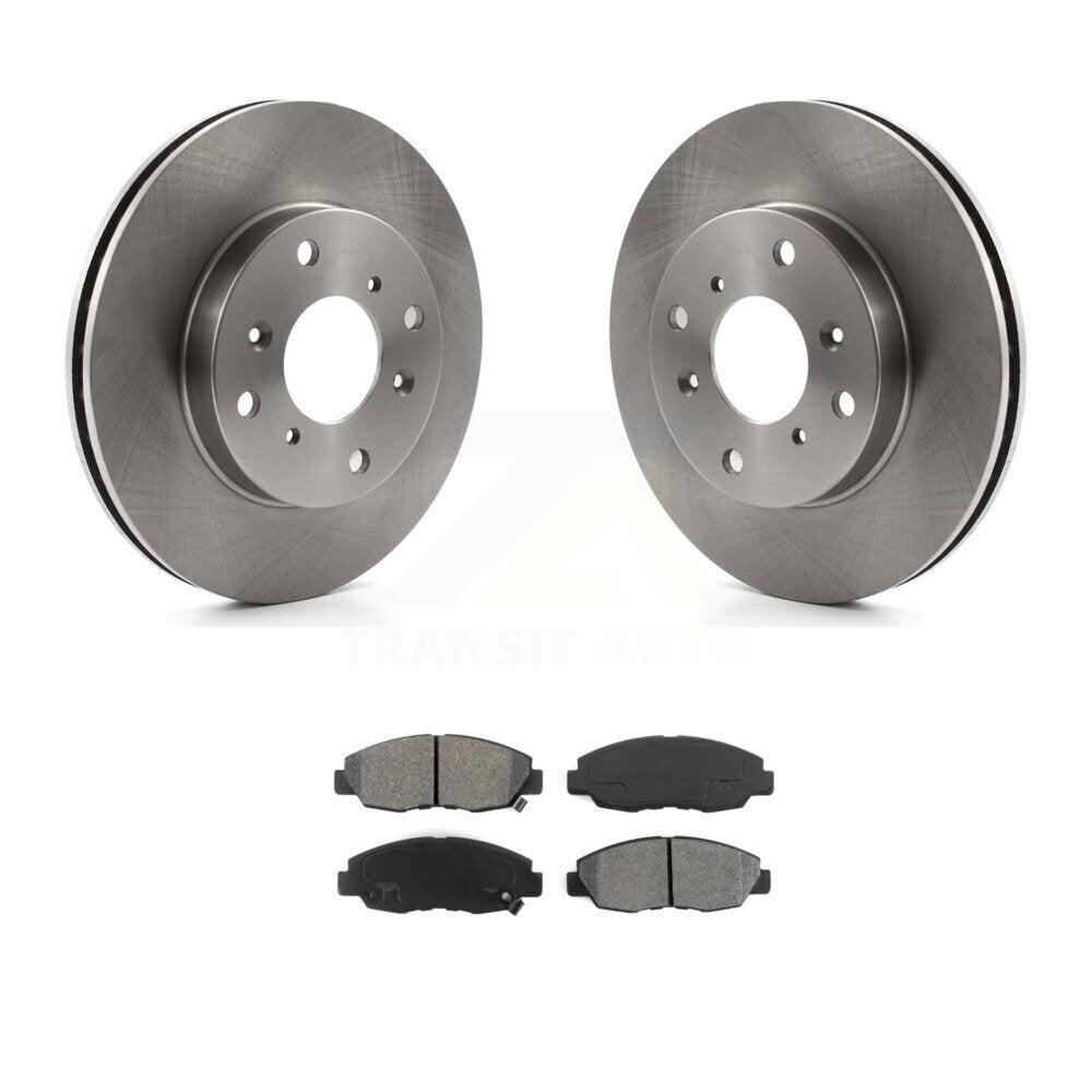 Disc Brake Rotors And Semi-Metallic Pads Front Kit For Honda Accord Acura CL