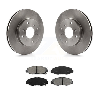 Brake Rotor & Semi-Metallic Pad Front Kit For 98-02 Honda Accord Sedan with 2.3L