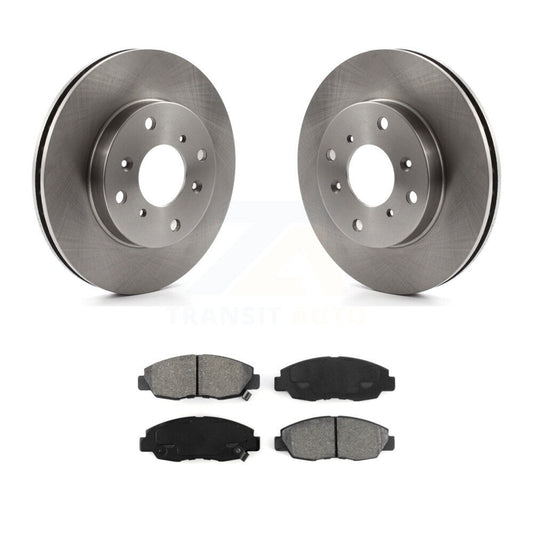 Brake Rotor & Semi-Metallic Pad Front Kit For 98-02 Honda Accord Sedan with 2.3L