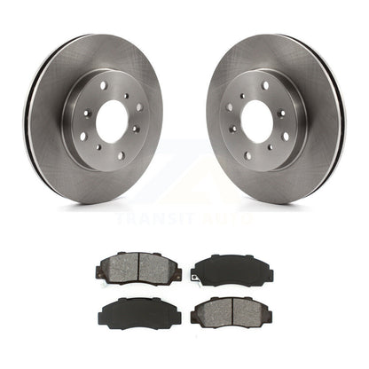 Disc Brake Rotors & Semi-Metallic Pad Front Kit For 1993-1994 Honda Prelude VTEC