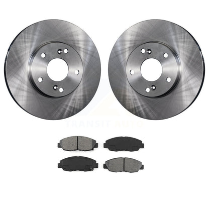 Disc Brake Rotor & Semi-Metallic Pad Front Kit For 2014-2015 Honda Civic Touring