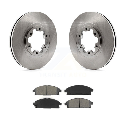 Disc Brake Rotors Semi-Metallic Pad Front Kit For Nissan Pathfinder INFINITI QX4