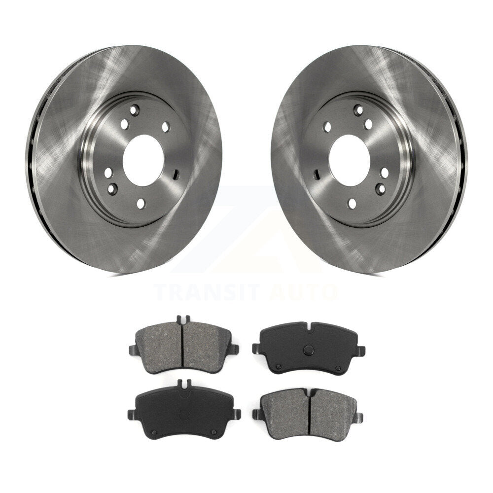 Brake Rotors Semi-Metallic Pad Front Kit For Mercedes-Benz C280 C240 CLK350 C320