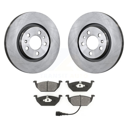 Brake Rotors & Semi-Metallic Pad Front Kit For Volkswagen Jetta Golf Beetle City