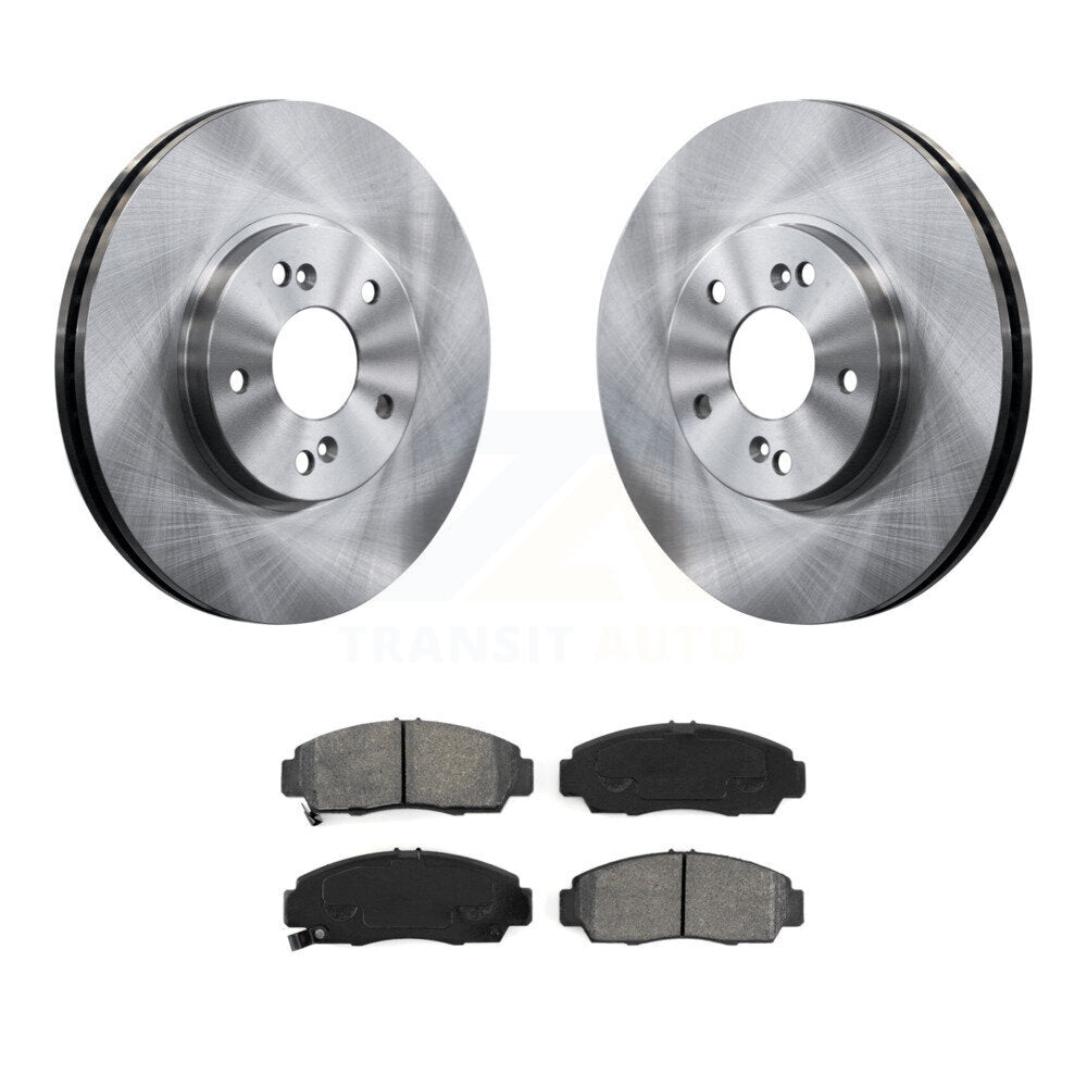 Disc Brake Rotors And Semi-Metallic Pads Front Kit For Honda Accord Acura TSX
