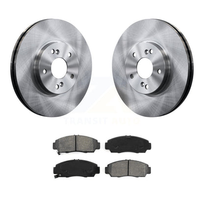 Disc Brake Rotors And Semi-Metallic Pads Front Kit For Honda Accord Acura TSX