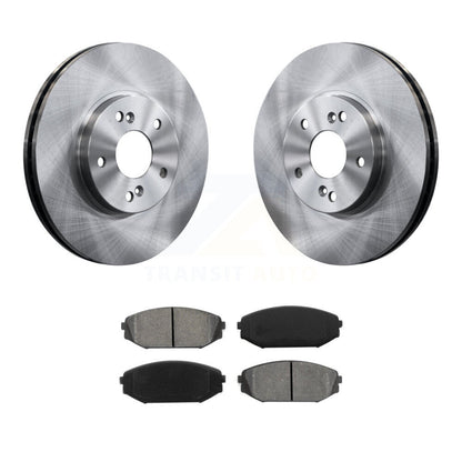Disc Brake Rotors And Semi-Metallic Pads Front Kit For Honda Odyssey Acura MDX